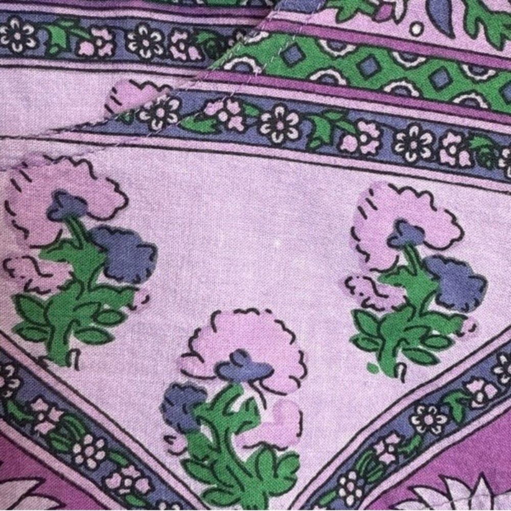 Purple block print shirt - Picture 8 of 12